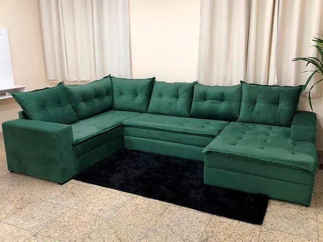 Sofá Canto com Chaise Design Moderno  a64 - Foto 4