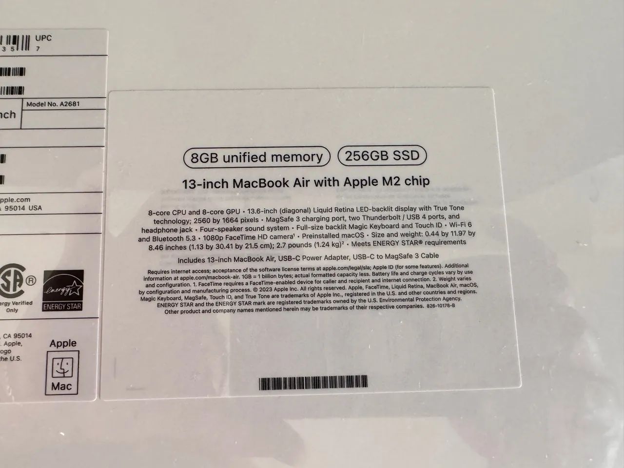 Apple MacBook Air M2 16/256 13pol. cor Silver - Foto 3