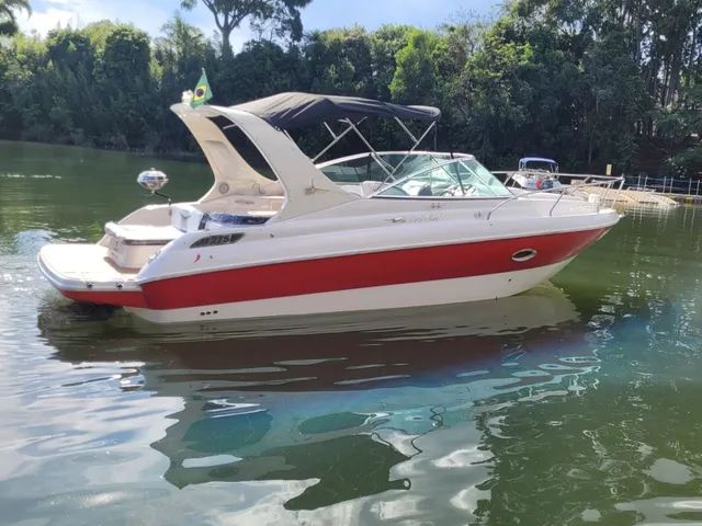 Lancha Triton 275 Cabinada Motor Centro Nova - Foto 4