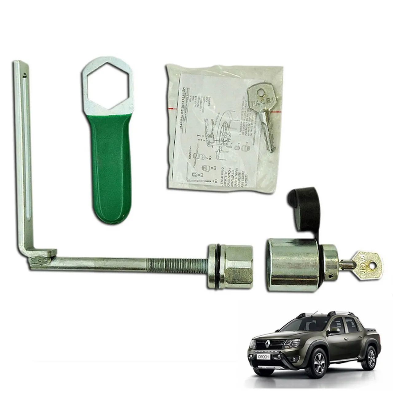 Trava de estepe com chave Duster Oroch 2016 a 2025