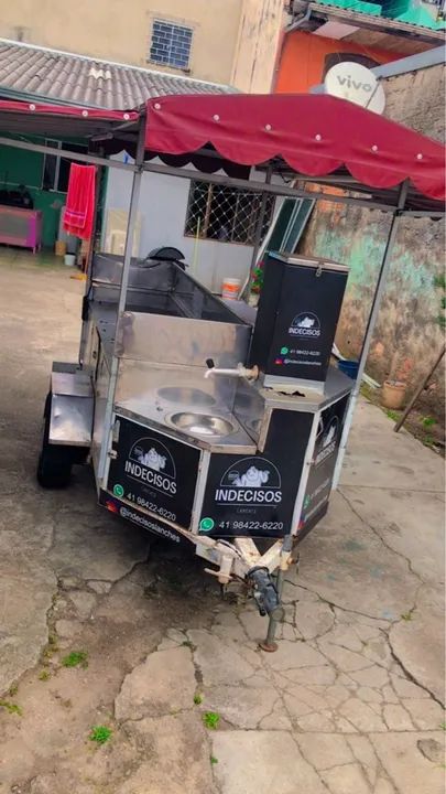 Carrinho para lanche 