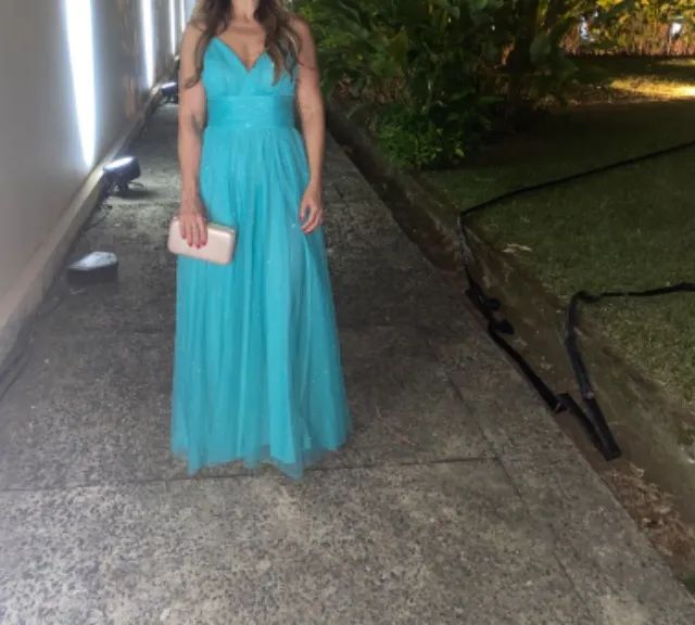 Vestido azul  Tiffany - Foto 2