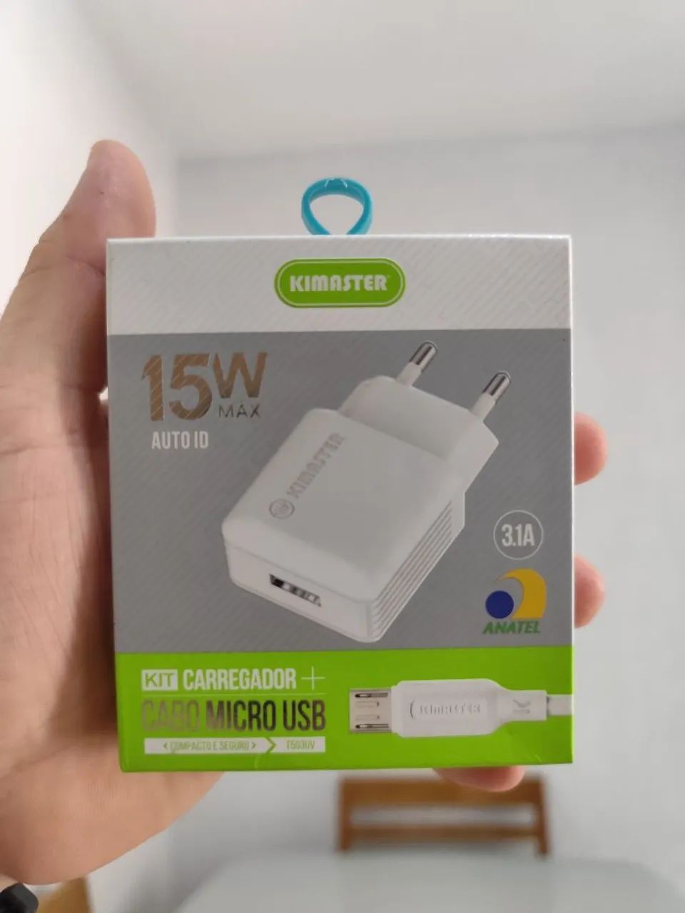Carregador Kimaster 15W com Cabo Micro USB - Foto 2