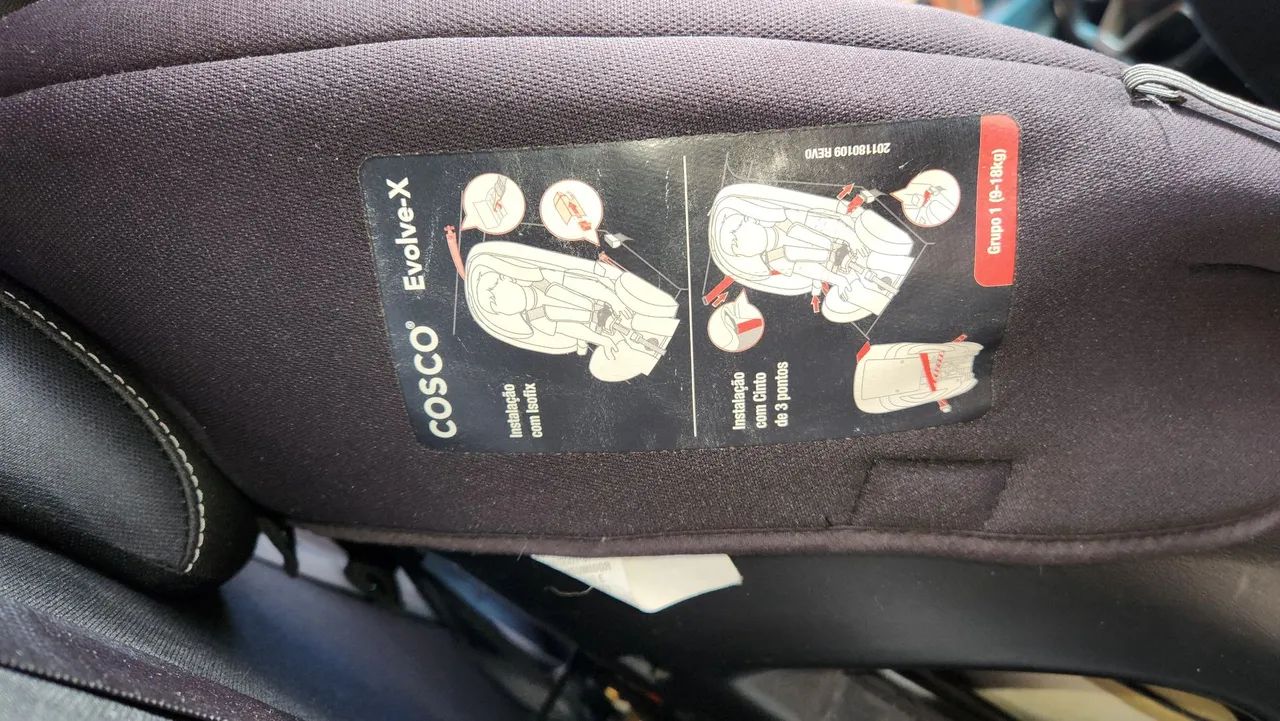 Cadeirinha de Carro Cosco Evolve-X