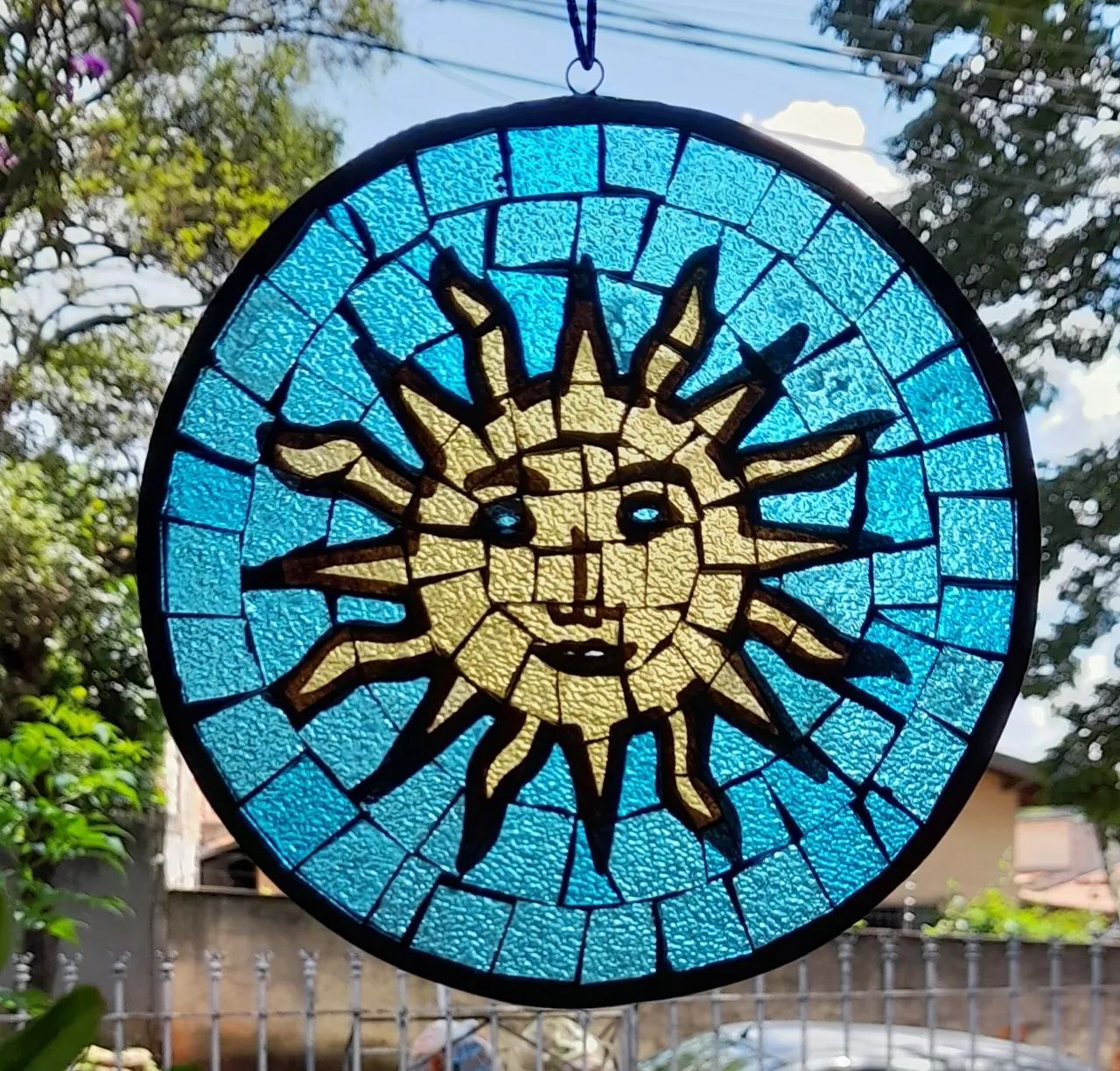 Móbiles Mosaico Sol e Lua - Foto 4