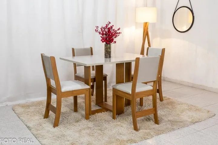Mesa de Jantar 4 Cadeiras Magic- Produto Novo Entrega Rápida - Foto 4