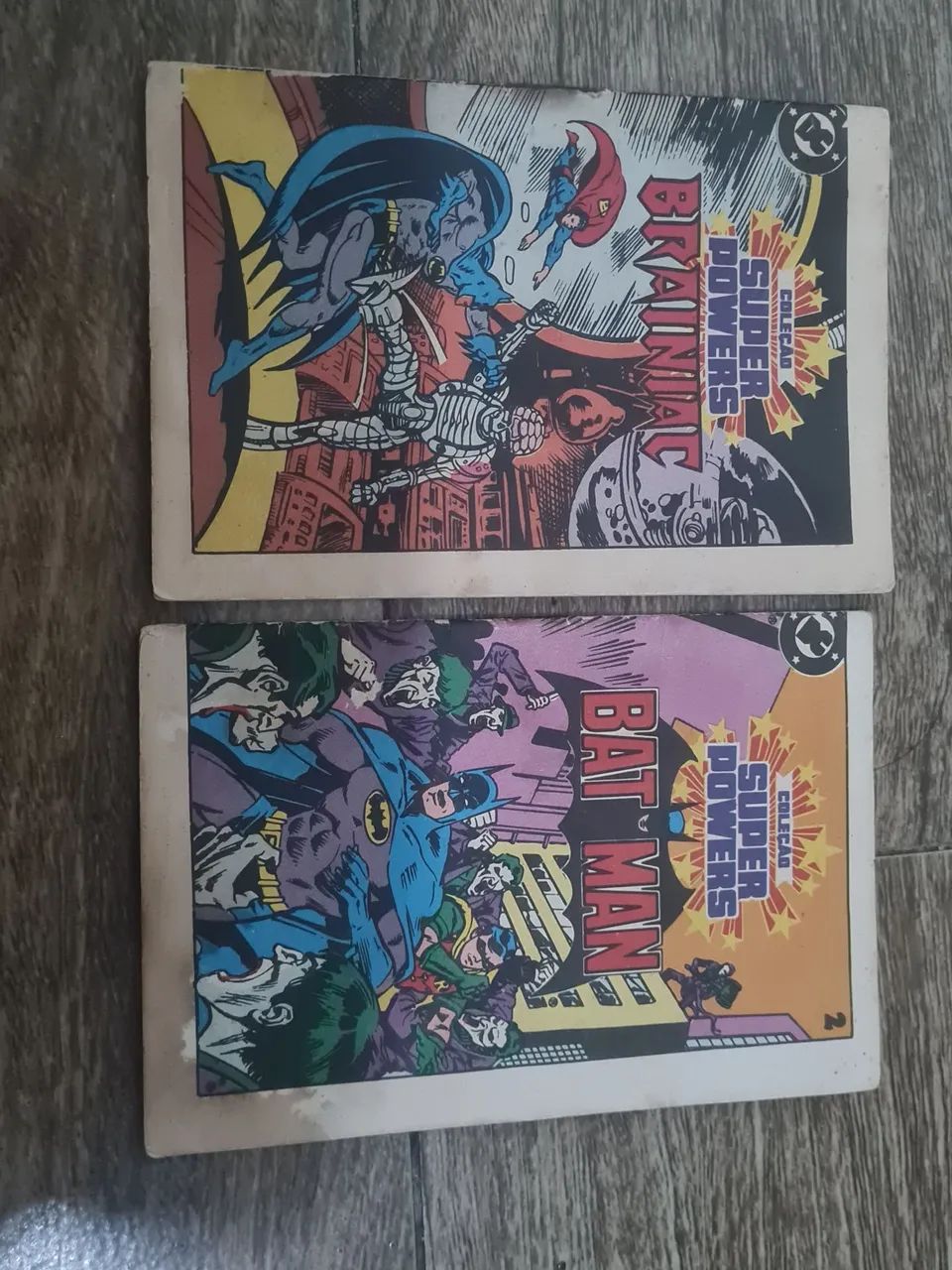 Super powers estrela mini comics  Batman e brainiac