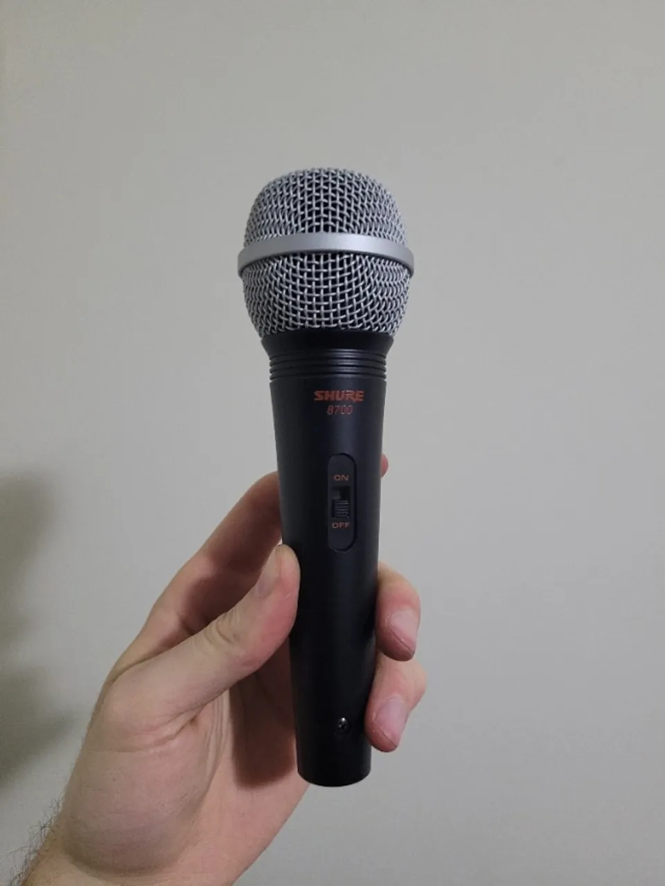 MIC Shure 8700 (Acompanha XLR)