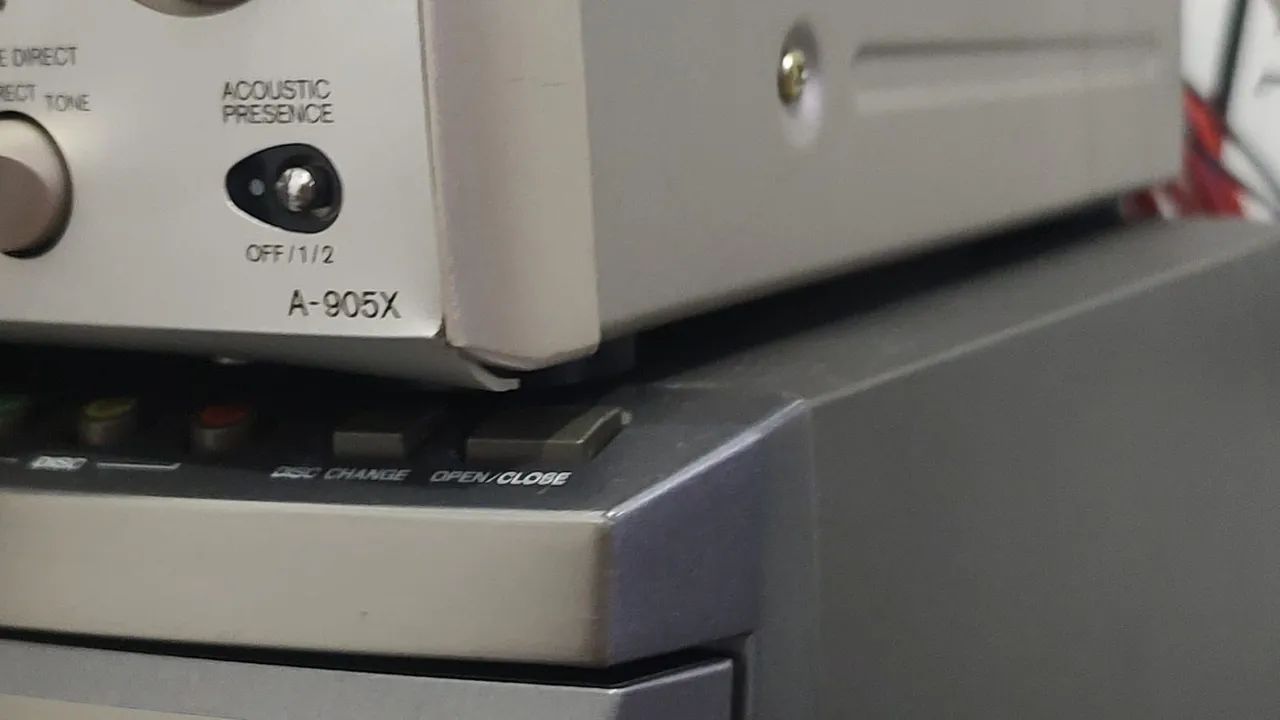 Amplificador receiver  Onkyo A-905X WRAT japonês raro 220V mini  - Foto 6