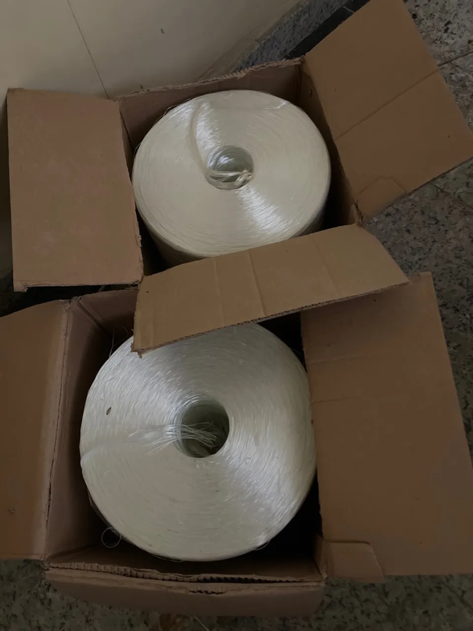 Rolos de fibra de vidro para reforço de materiais
