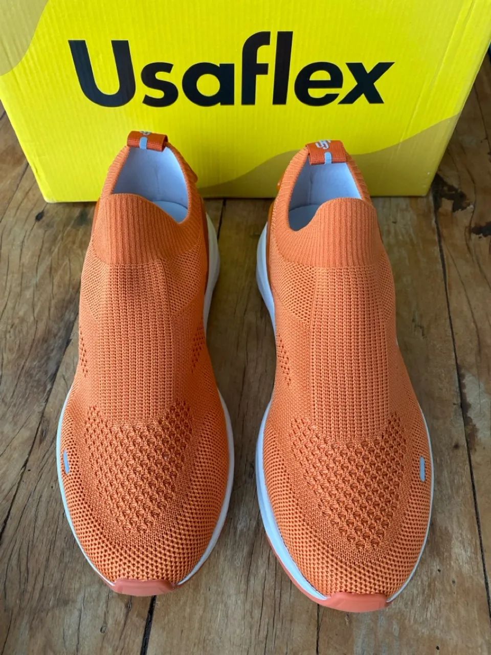Tênis Usaflex Laranja - Conforto e Estilo - Foto 2