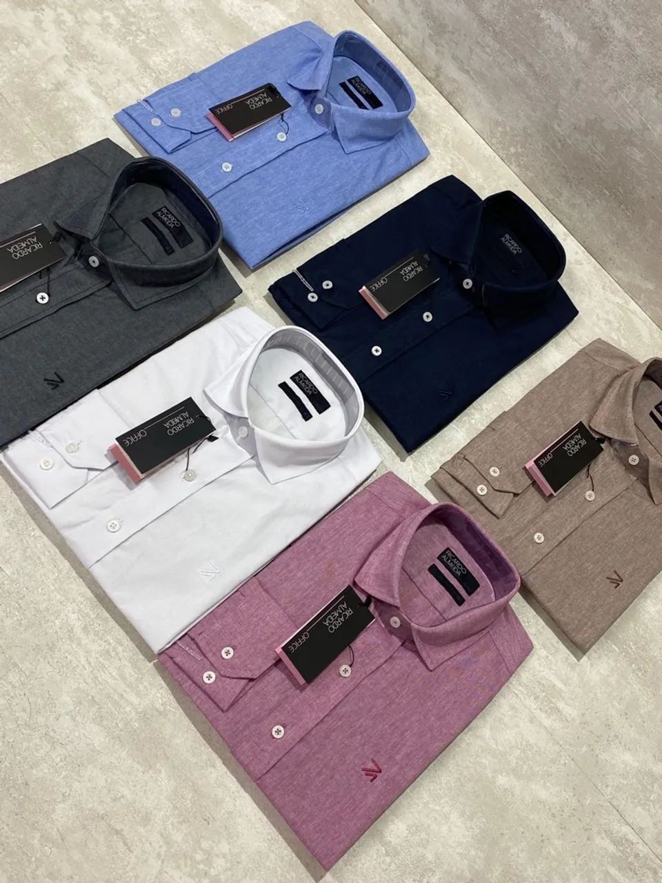 Camisa Social Ricardo Almeida Mangas Longas