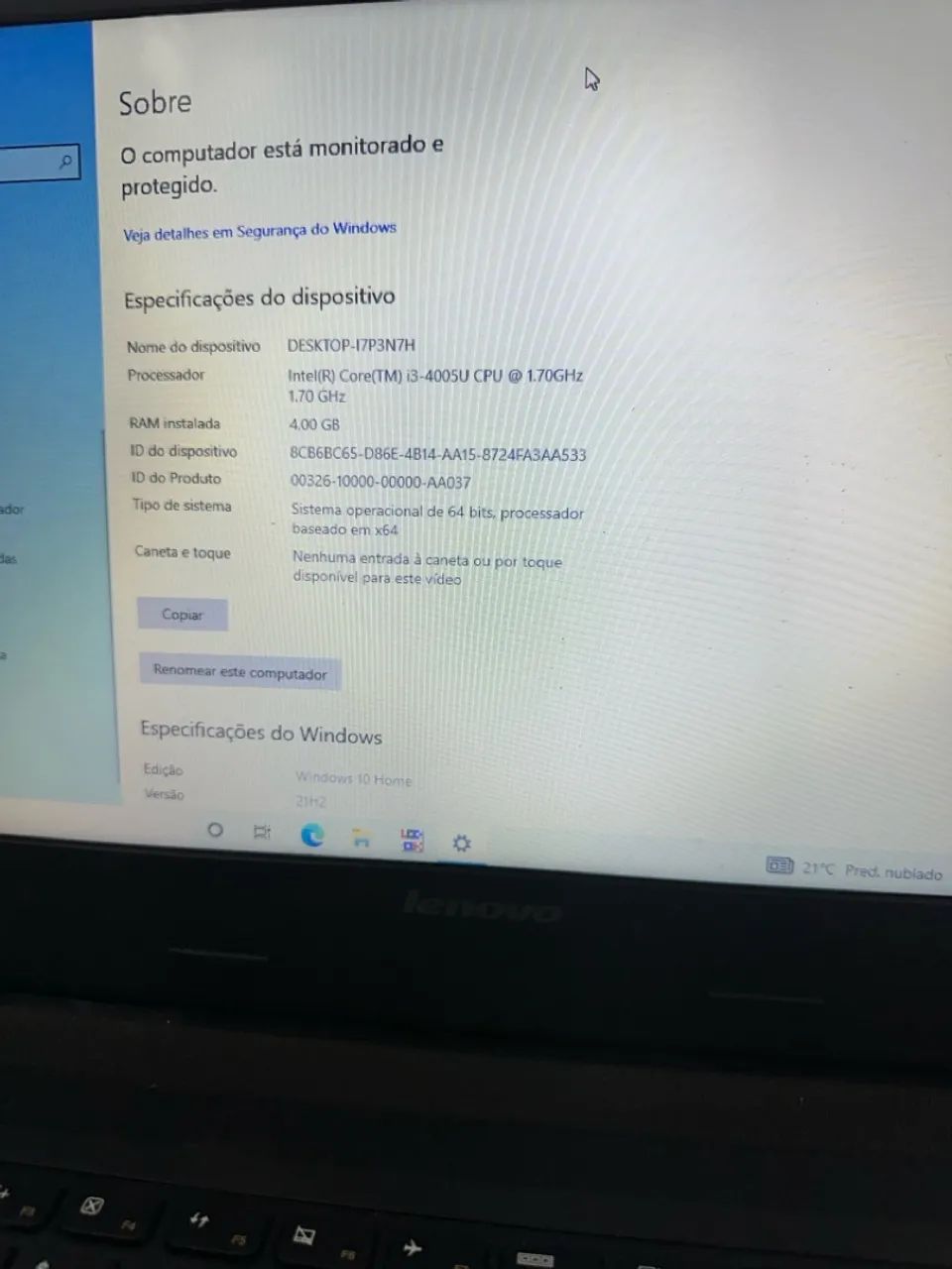 Notebook Lenovo Core i3 - Foto 3