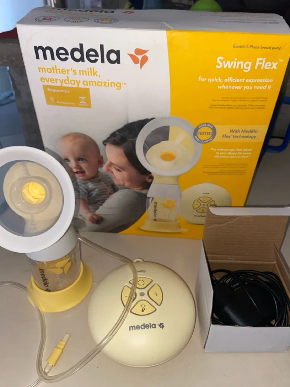Bomba de Leite Medela Swing Flex - Nova - Foto 2