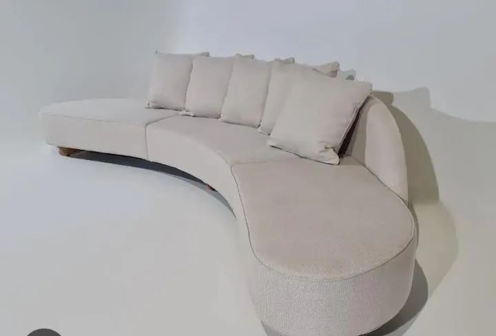 Sofá Curvo Elegante - Design Moderno - Foto 2