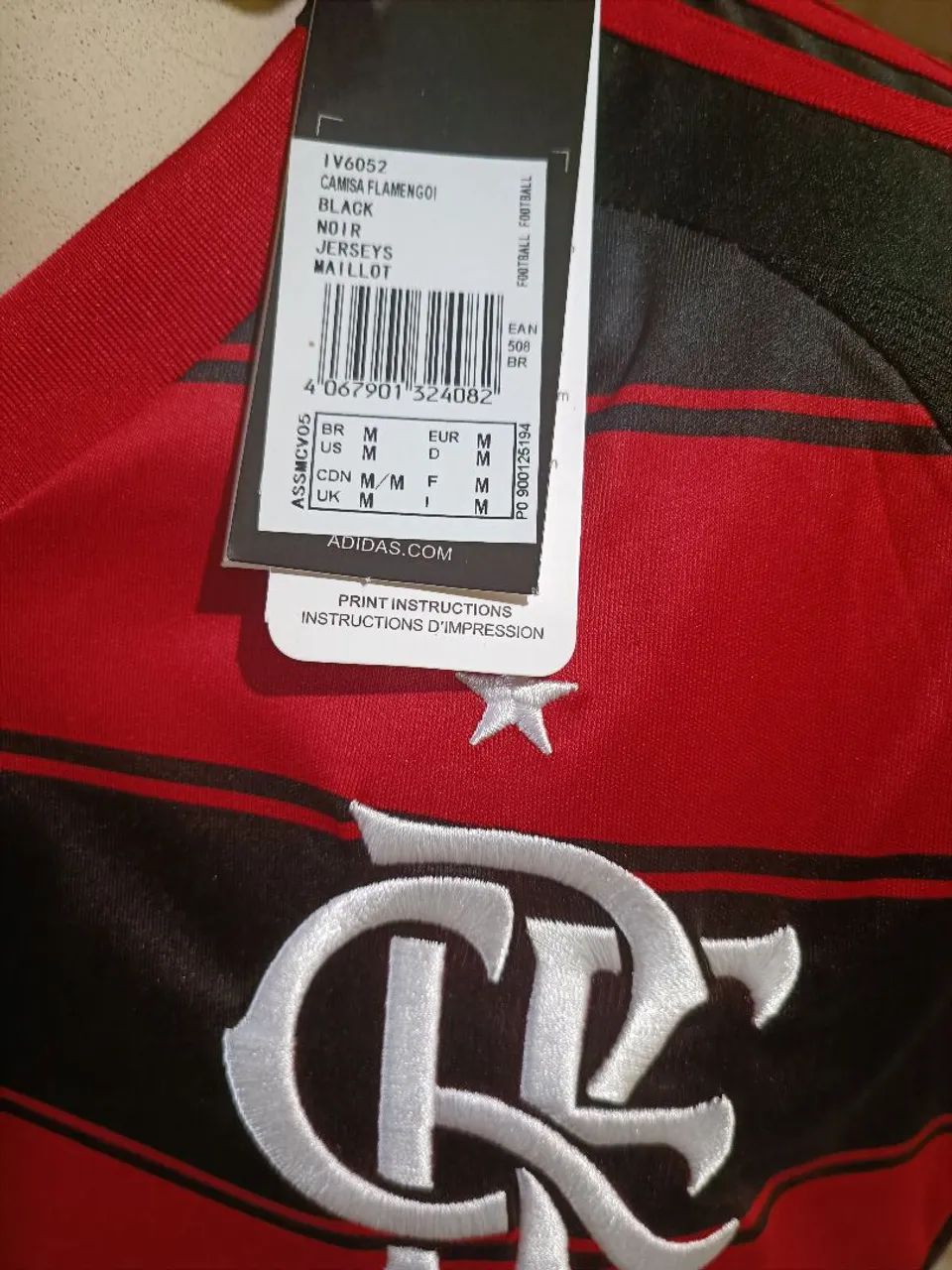 Camisa Flamengo Adidas - Manga Curta - Foto 3