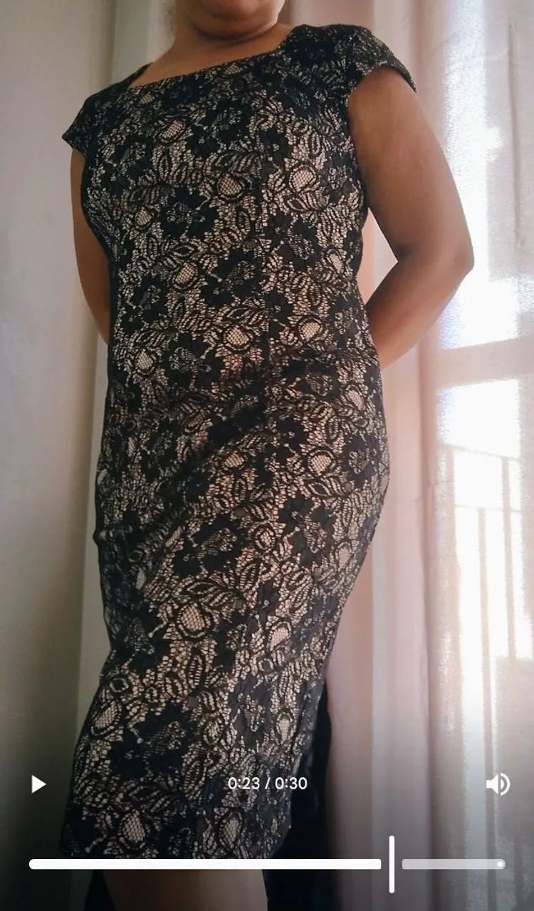 Vestido de Renda Preto - Foto 3
