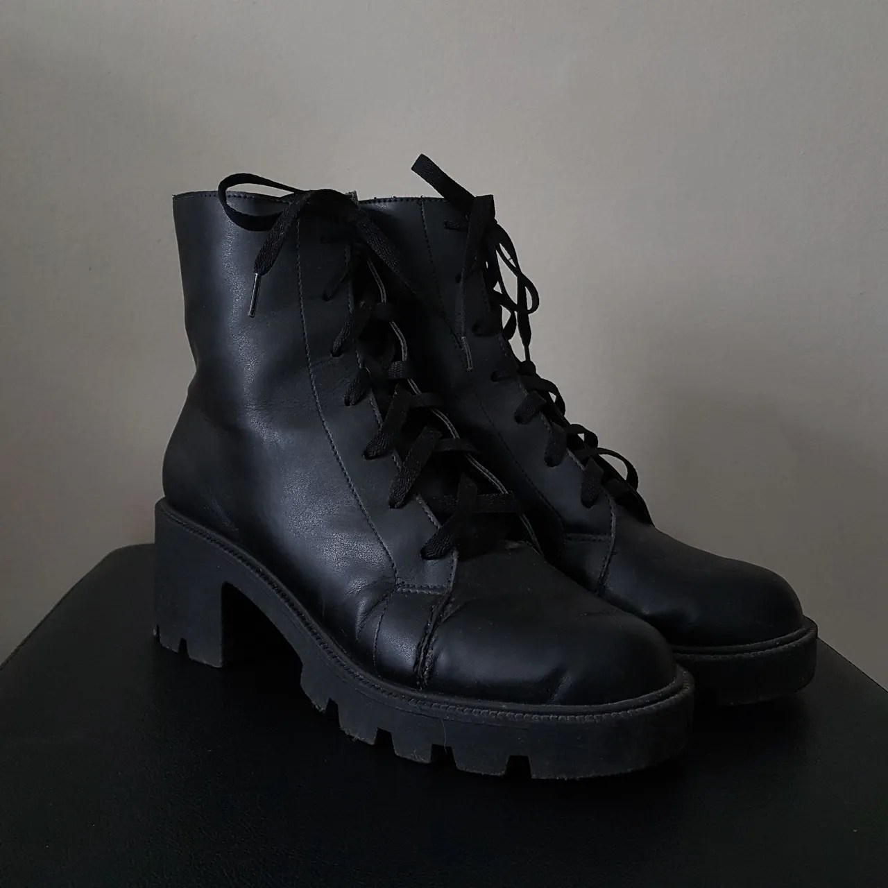 Bota Coturno Preta