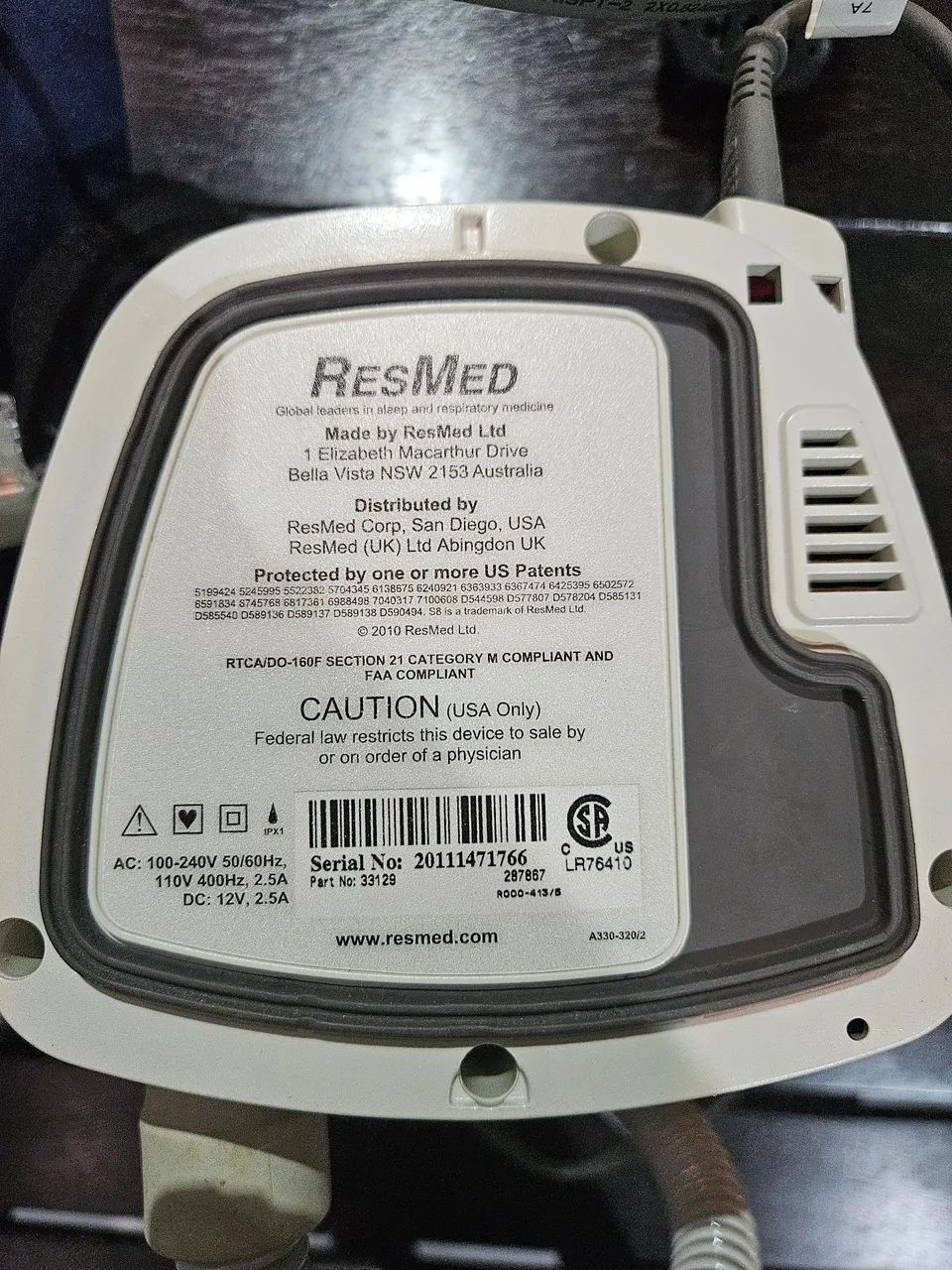 CPAP Resmed Autoset II com 2 máscaras novas - Foto 5