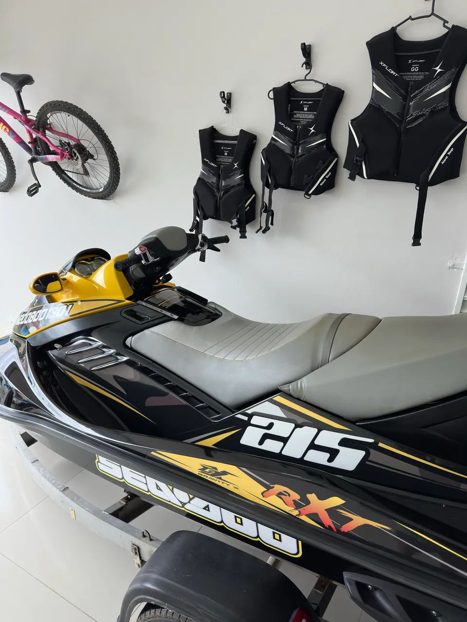 Jet ski Sea Doo rxt 215 ano 2007 com carretinha  - Foto 7