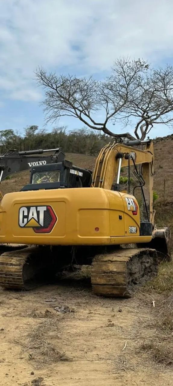 Escavadeira hidráulica caterpillar 313d2  - Foto 2