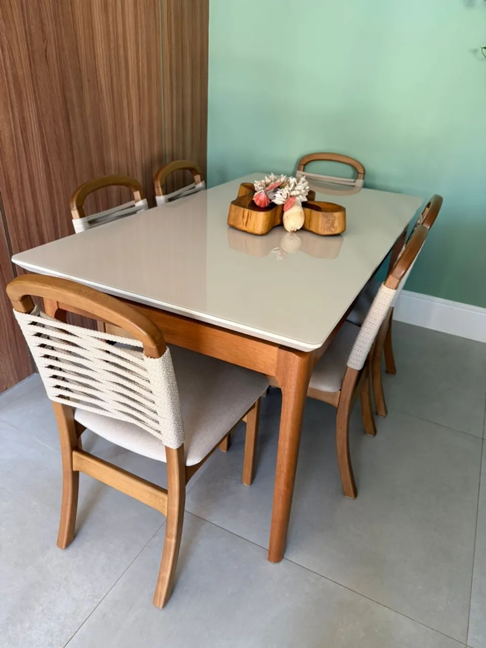 MESA DE JANTAR 6 LUGARES - NACIONAL MÓVEIS