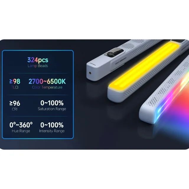 Bastão de LED Zhiyun Cinepeer CF100 RGB 100W - Foto 5