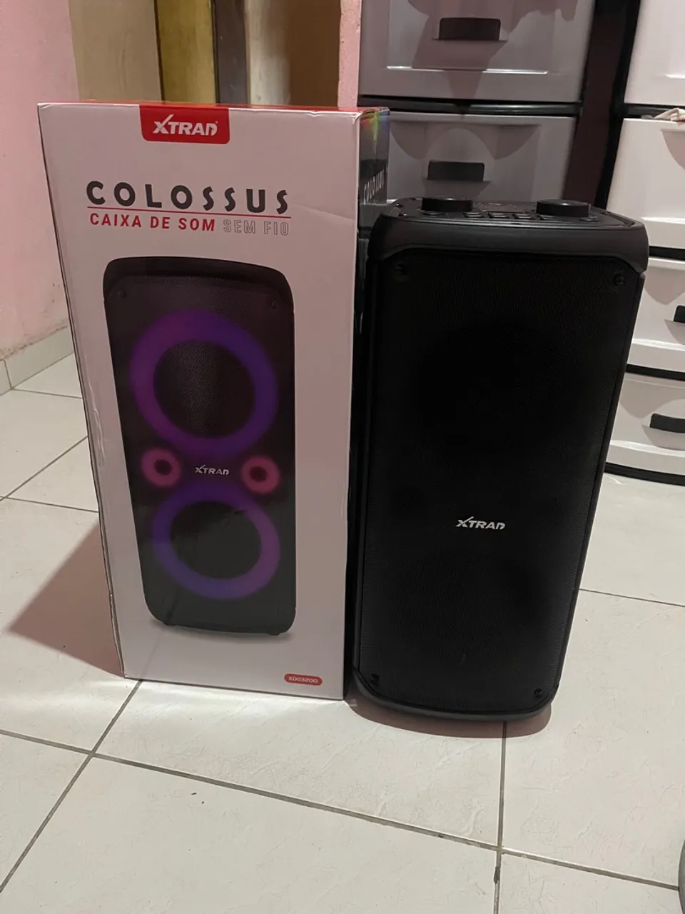 Caixa de Som Portátil XTRAD Colossus