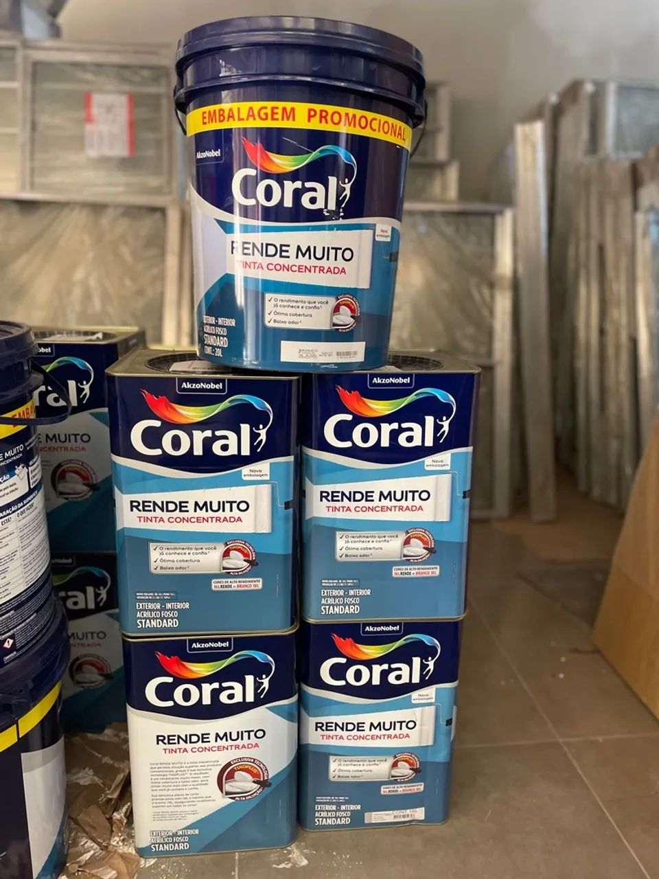 Tintas Coral Rende Muito 18L - Diversas Cores / entregamos 