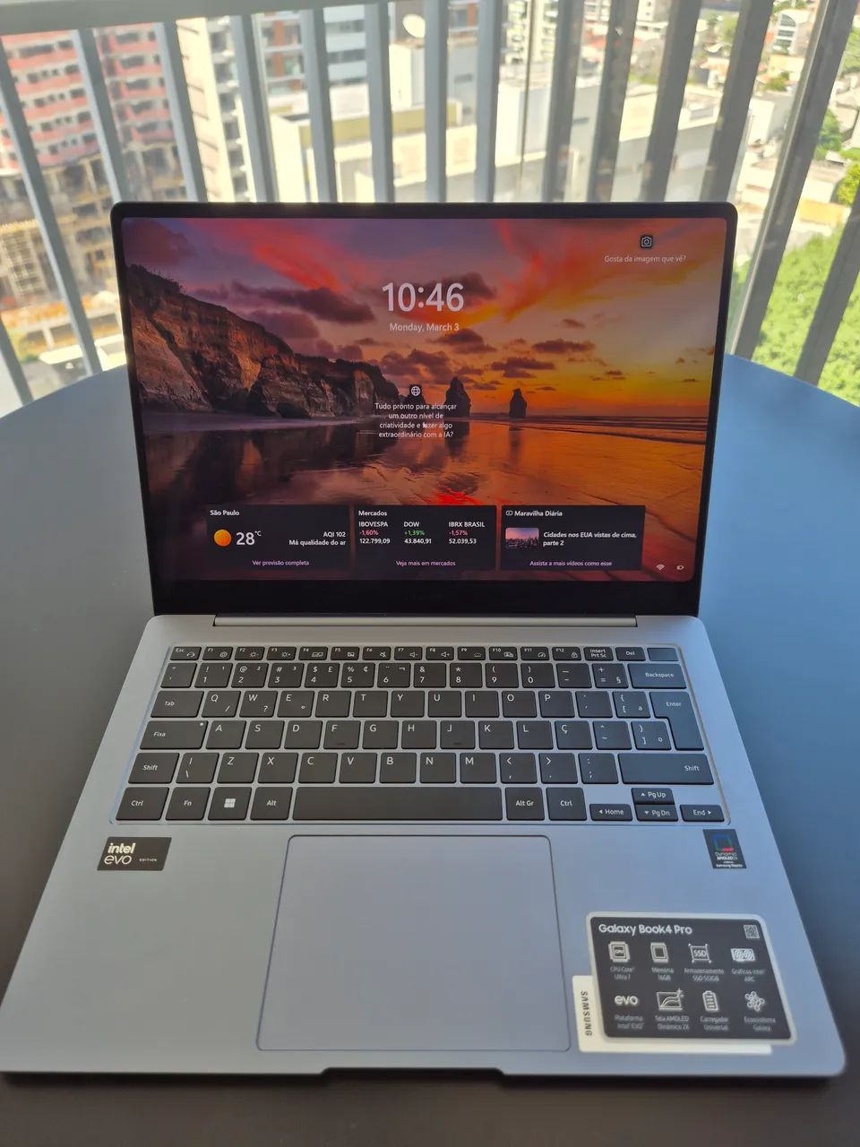 Notebook Samsung Galaxy Book 4 Pro Core ultra 7