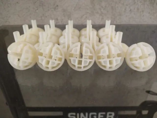 apoio superior da vara suspensão para lavadora de roupa - Foto 2