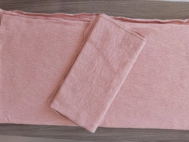 Conjunto manta com wrap correspondente cor rosa para ensaio newborn