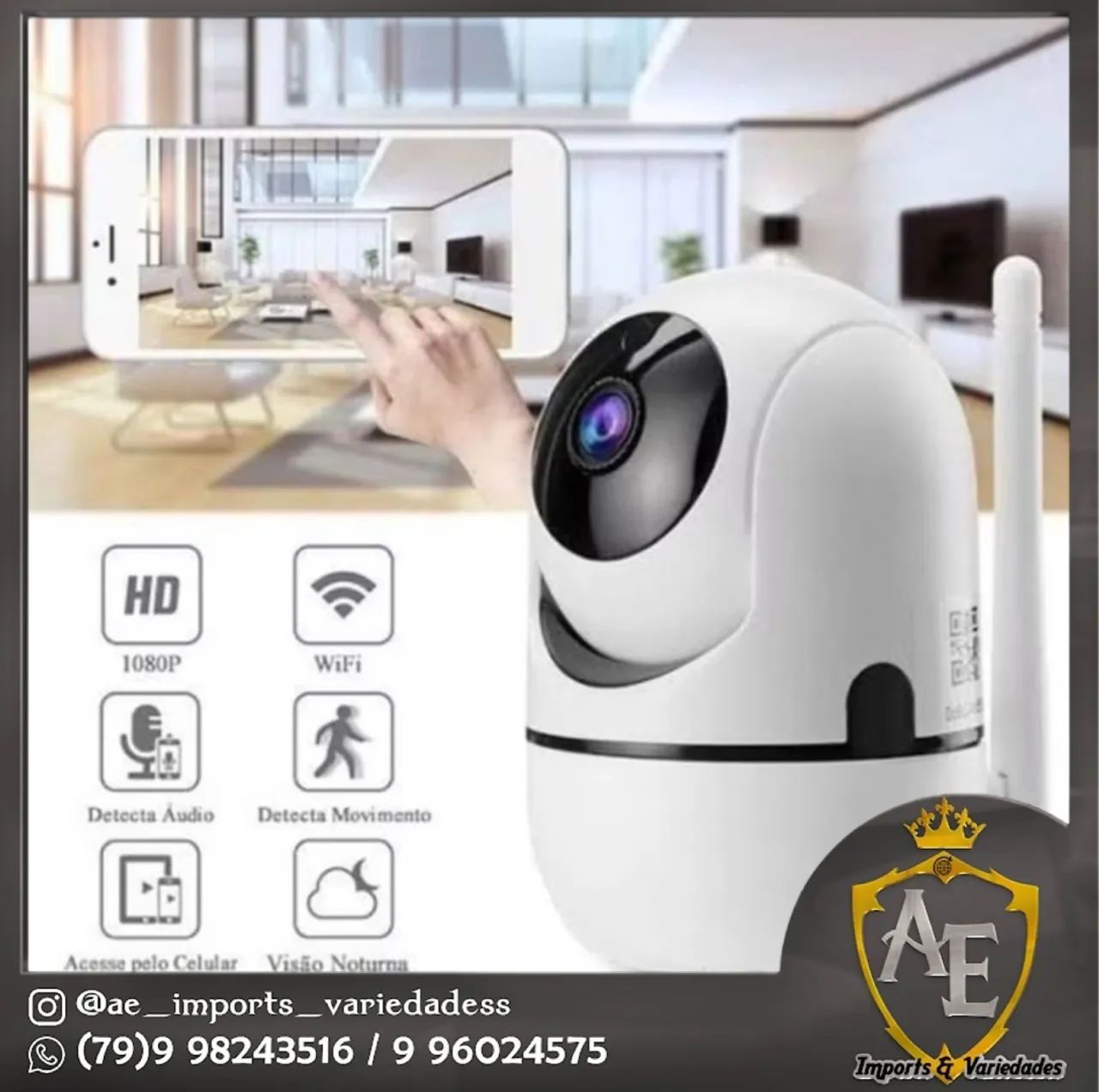 Babá elétrica câmera Wifi 