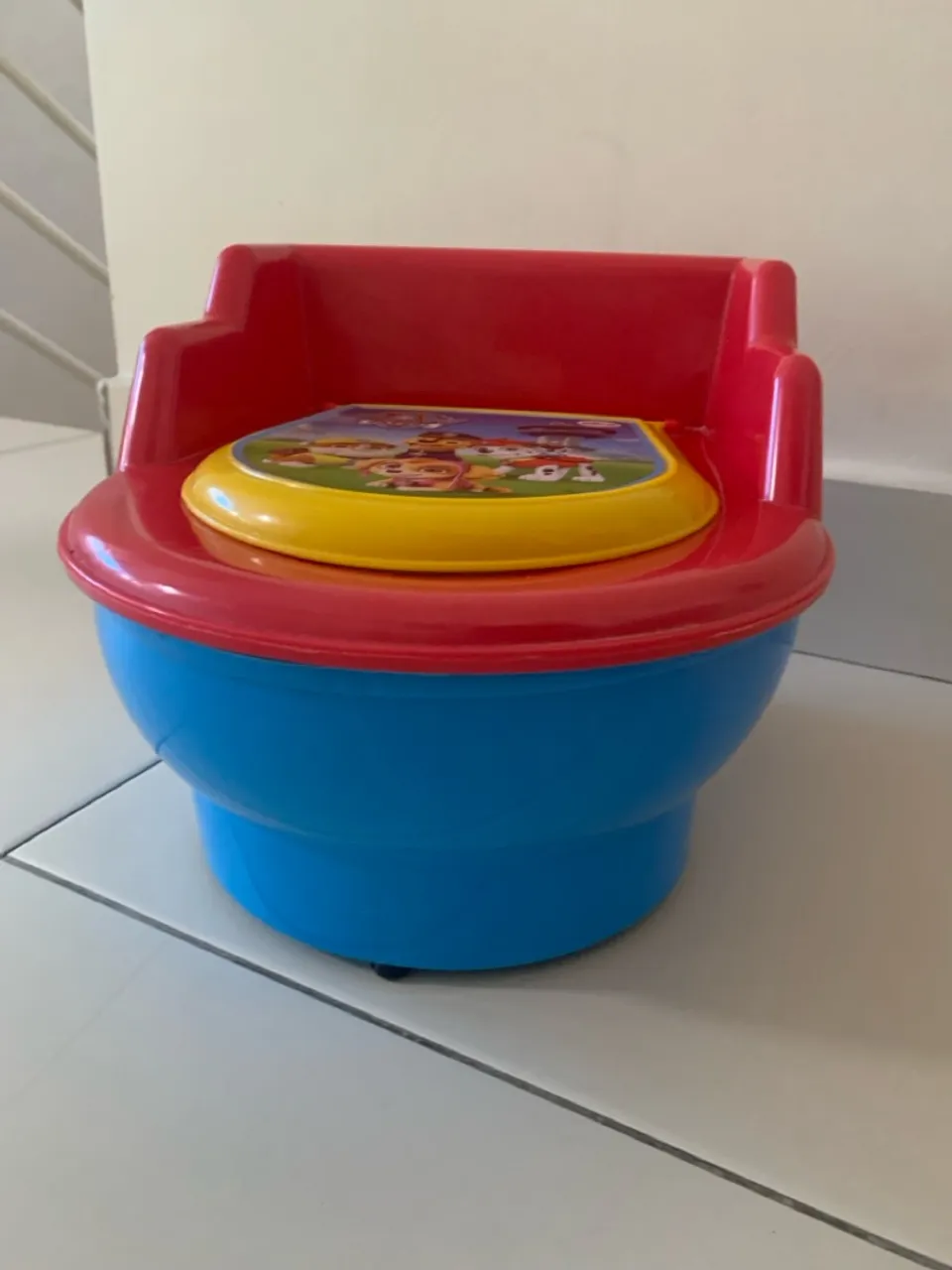 Troninho infantil patrulha canina