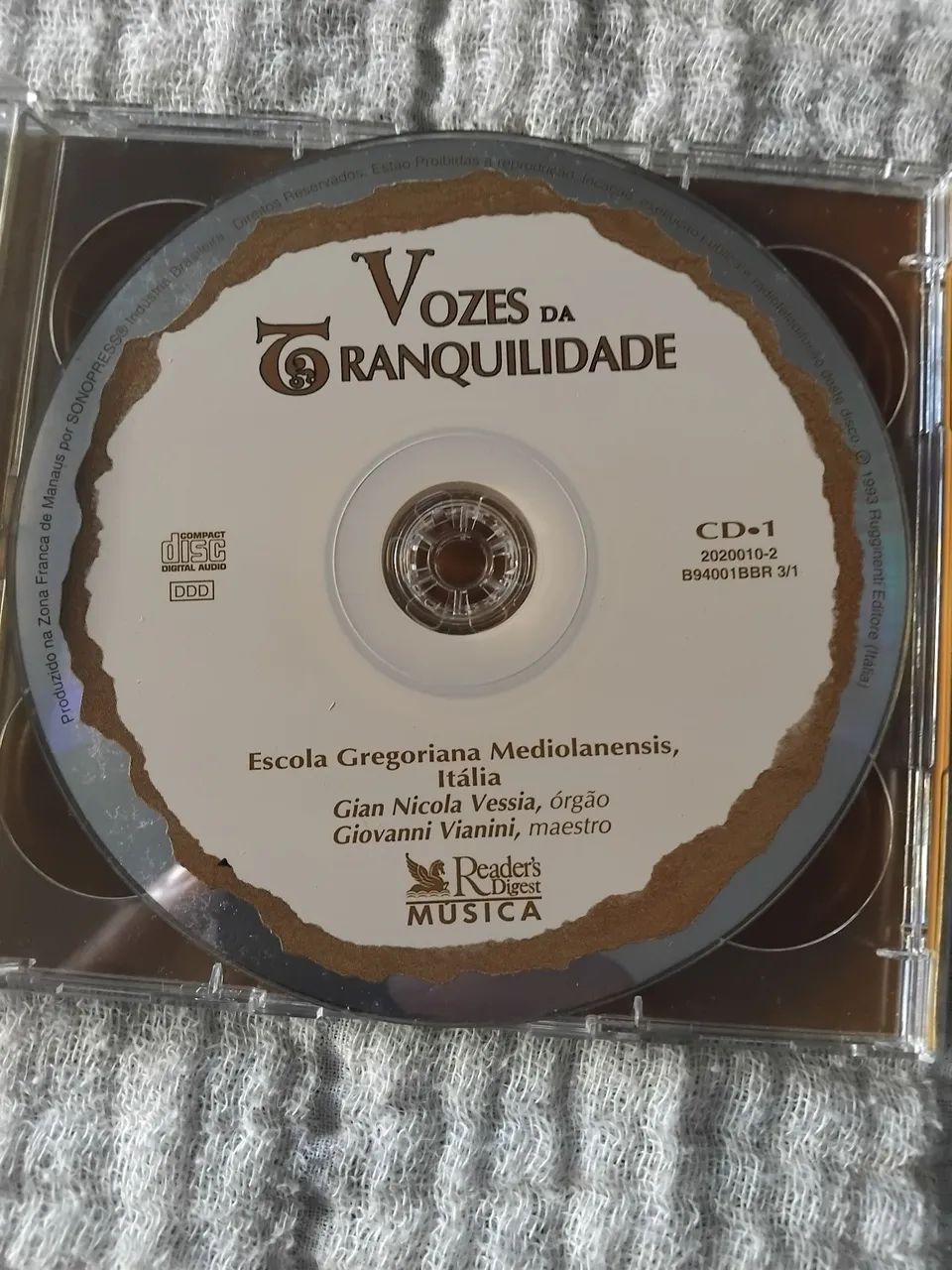 CD Vozes da Tranquilidade - Canto Gregoriano CD 2 - Foto 3