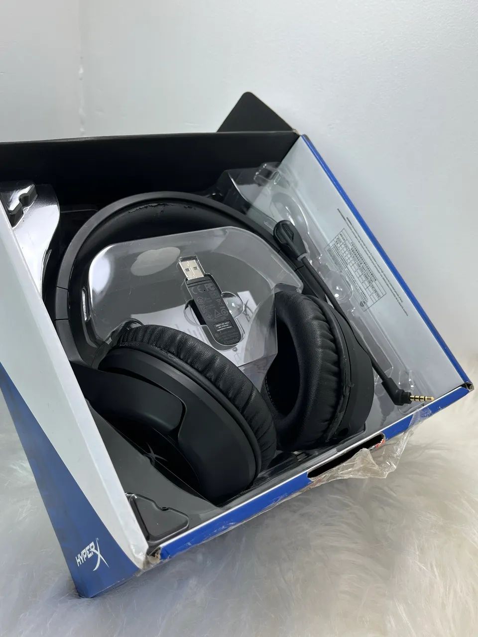 Headset HyperX Cloud Flight Preto - Foto 2
