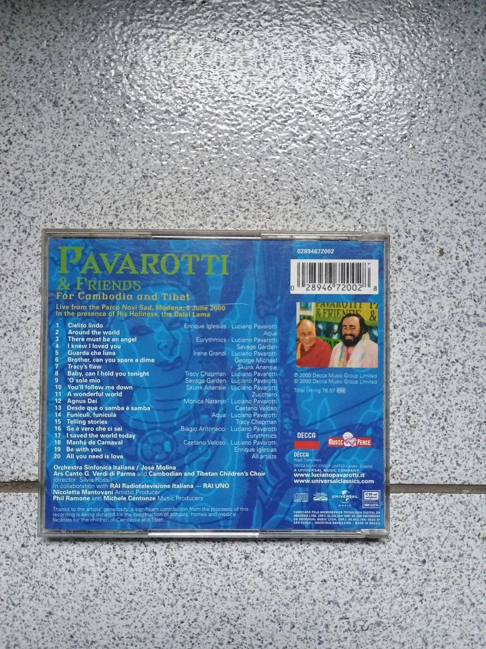 CD Pavarotti & Friends For Cambodia and Tihet - Foto 3