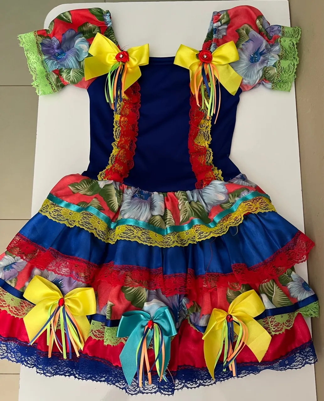 Vestido Festa Junina Infantil veste 10 anos