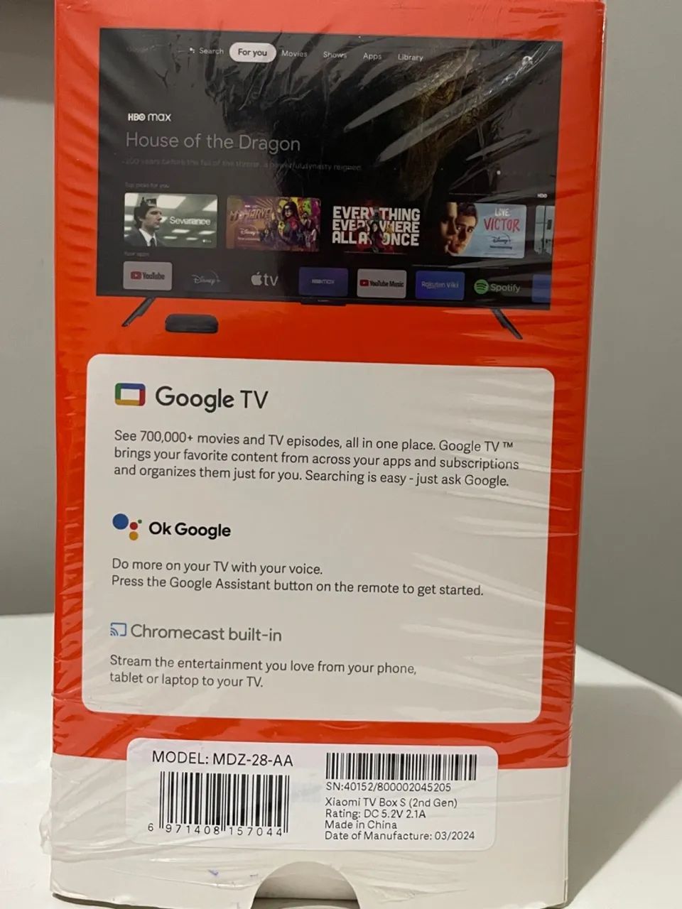 Xiaomi Mi Box S 2ª Geração - 4K Ultra HD - Foto 2