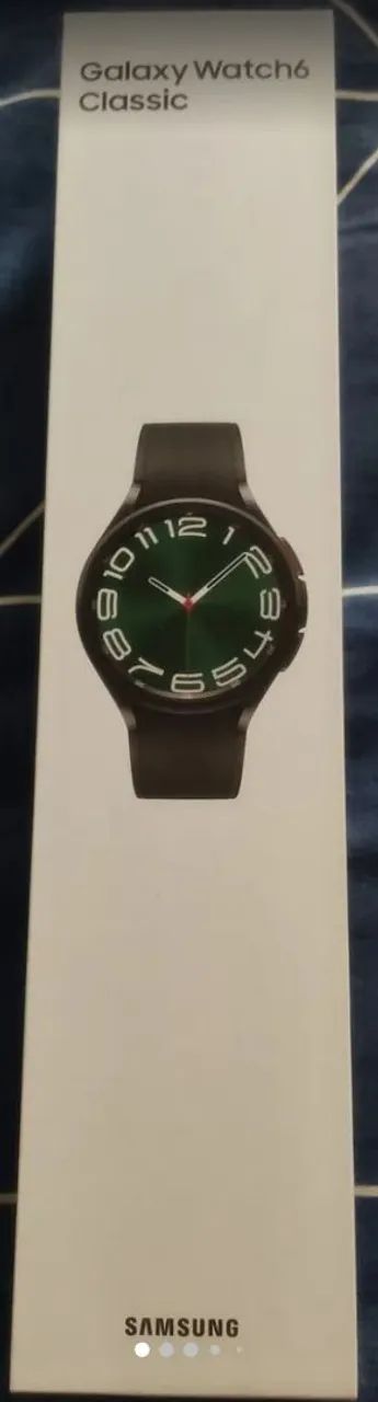 Relógio Samsung Galaxy Watch6 Classic 47mm Couro Preto