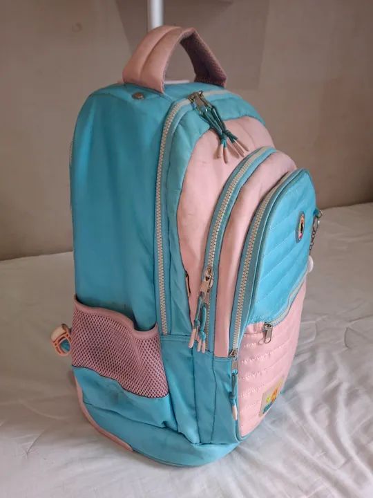 Mochila com rodinhas Luluca kit - Foto 5