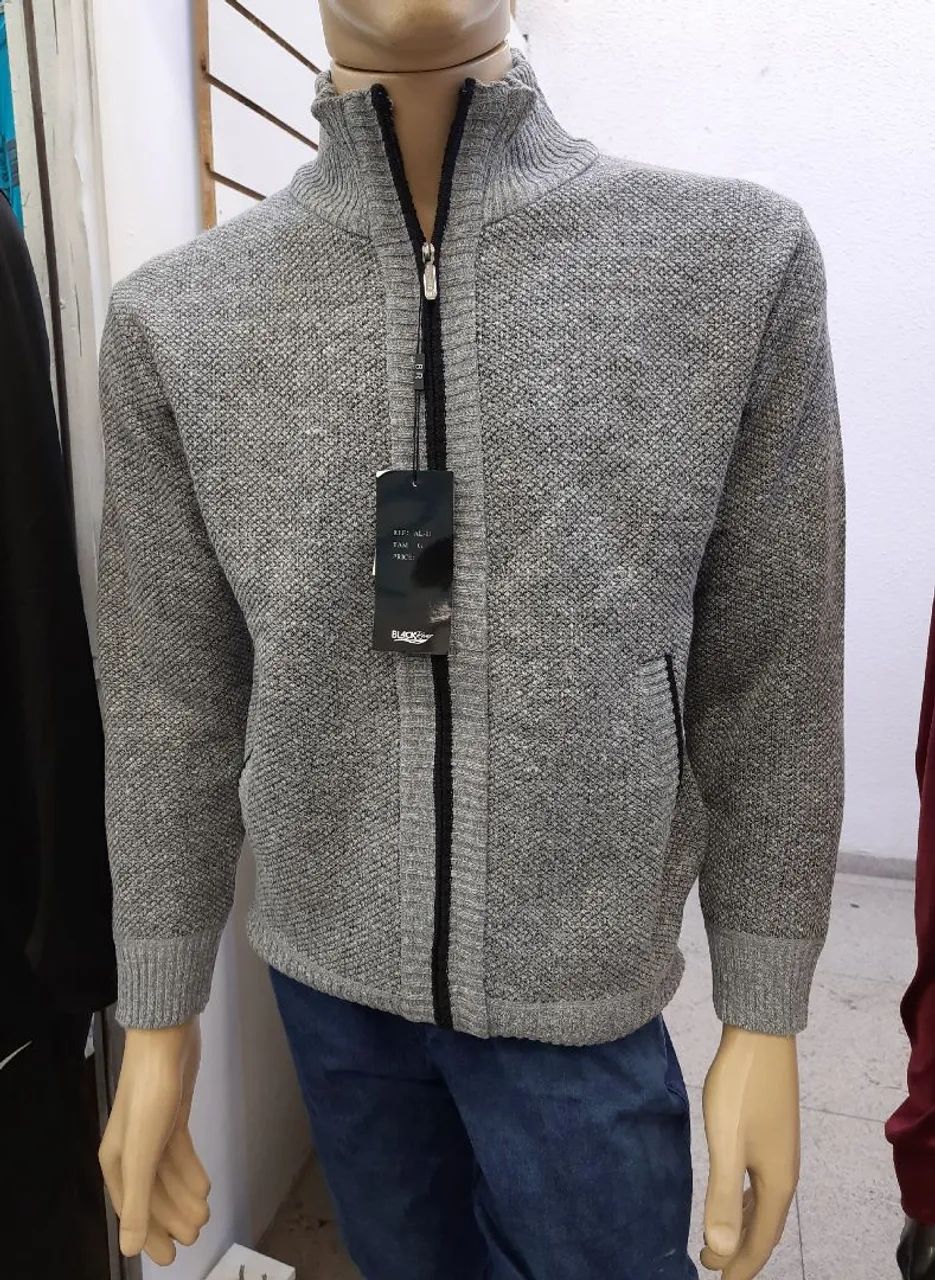 Sueter masculino com zíper.  - Foto 3