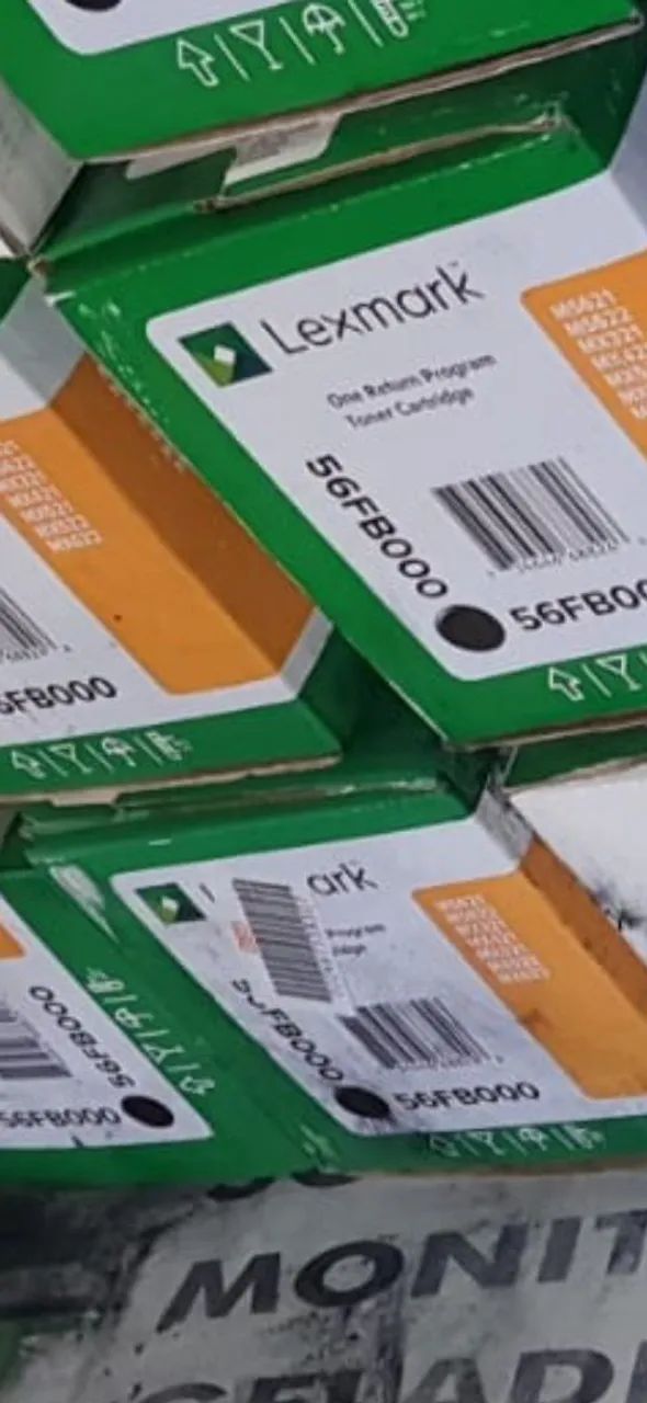 Toner lexmark 56FBUOE ORIGINAL vazio  - Foto 2