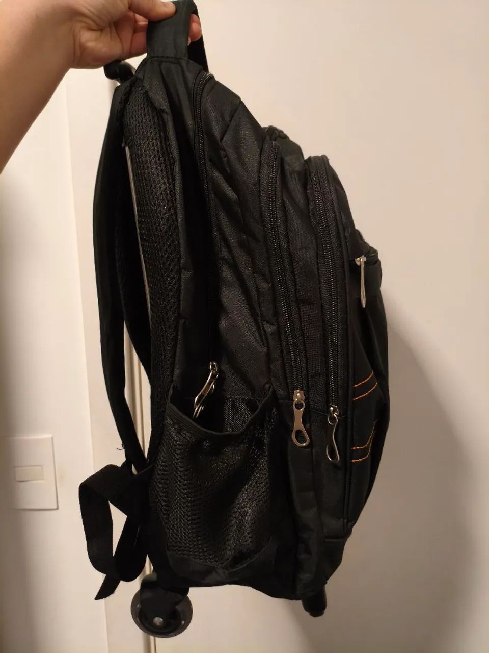 Mochila com rodinhas (inclui capa de chuva) - Foto 3