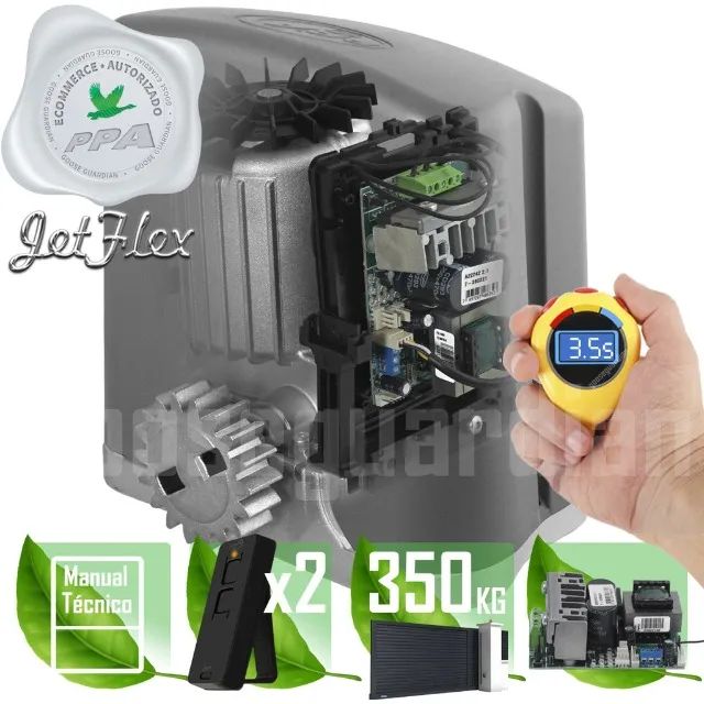 Motor PPA Jet Flex 350kg 1/4  kit completo - Foto 2