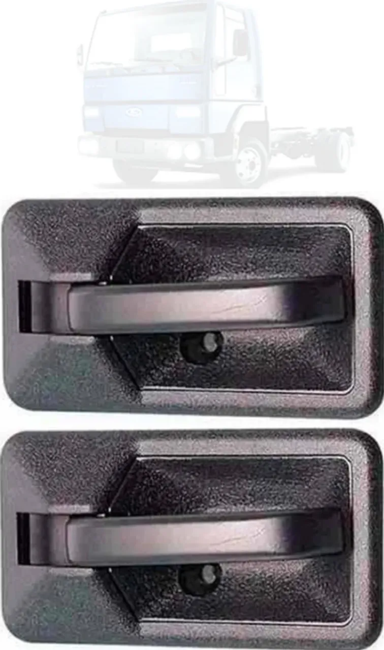 Maçaneta Interna Da Porta Caminhão Ford Cargo De 85/11 Par