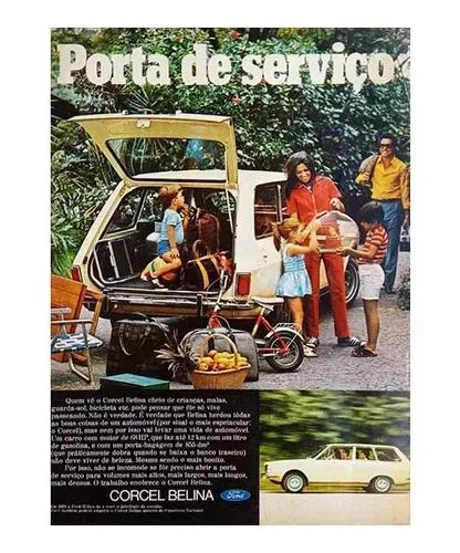 Ford Corcel I ou Belina I - Propaganda original de revista de época - Foto 4