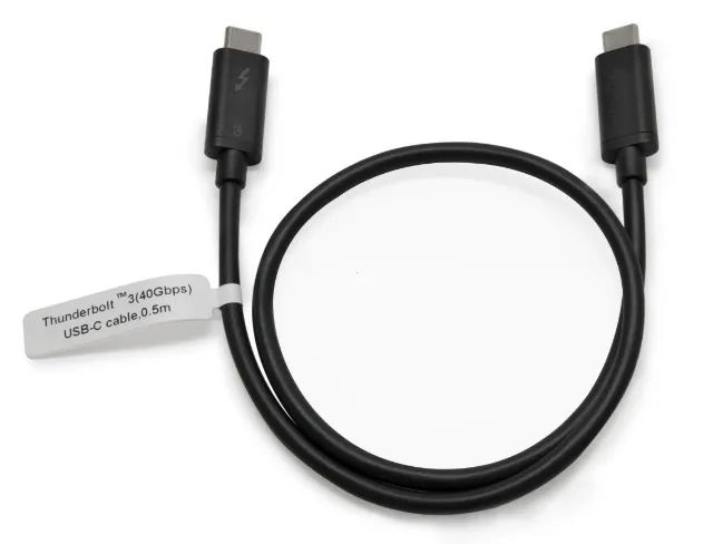 2 x Cabo Thunderbolt 3 Plugable (certificado) 0,5 m 40 Gbps - Foto 5