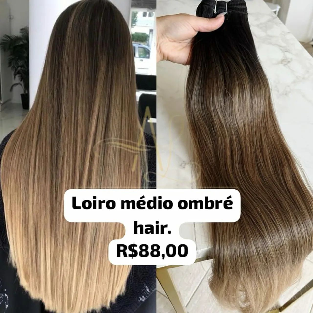 Apliques de cabelo tic tac bio humano 
