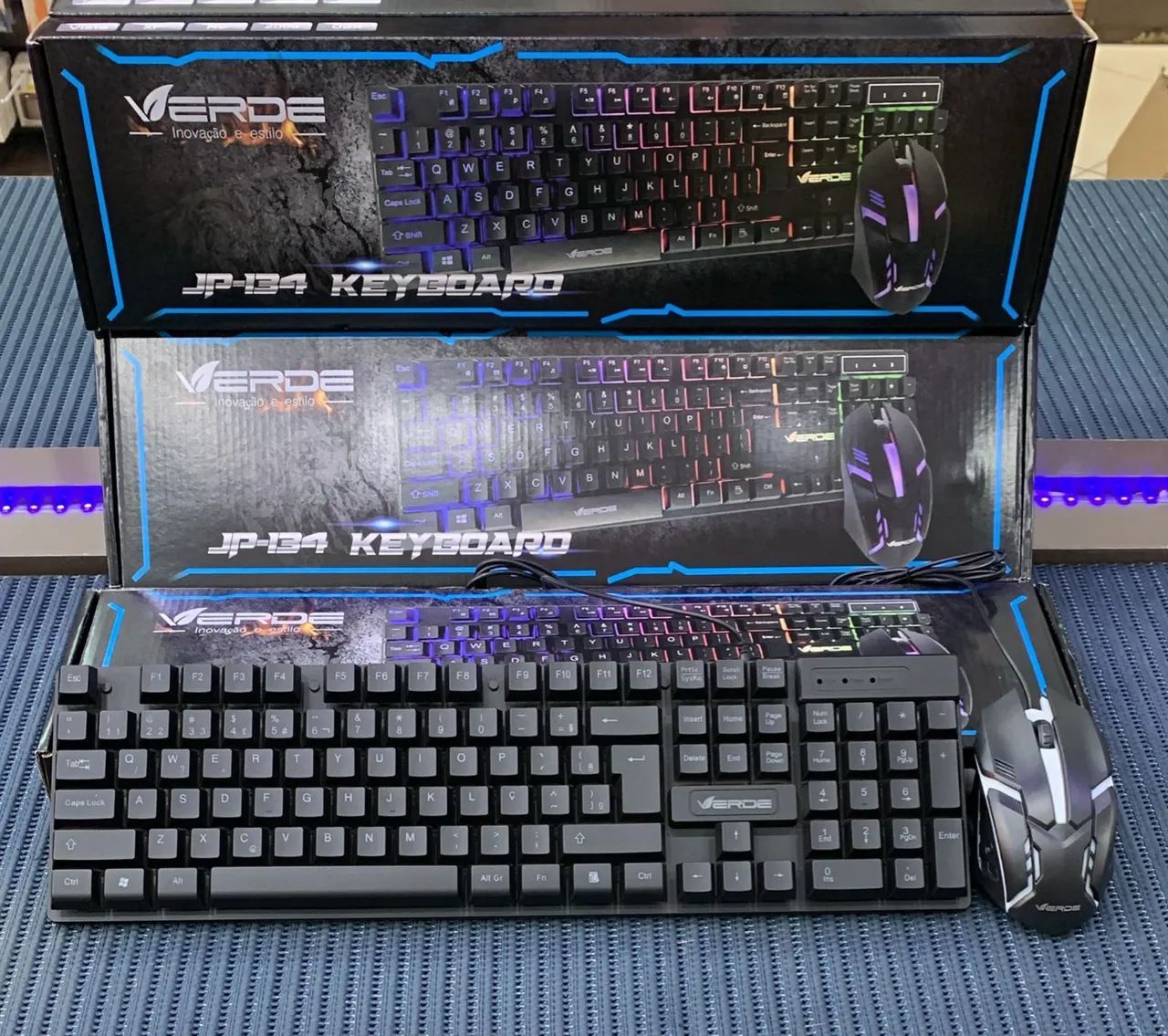 Kit de teclado + mouse gamer